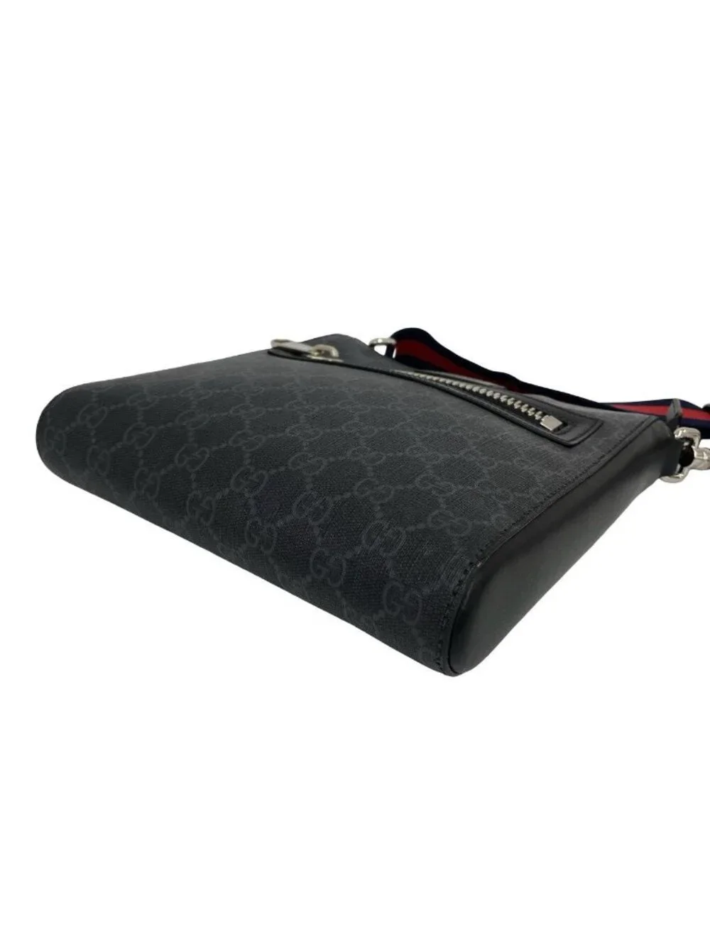 Gucci Sherry Line GG Supreme Small Messenger Leather Polyurethane Shoulder Bag